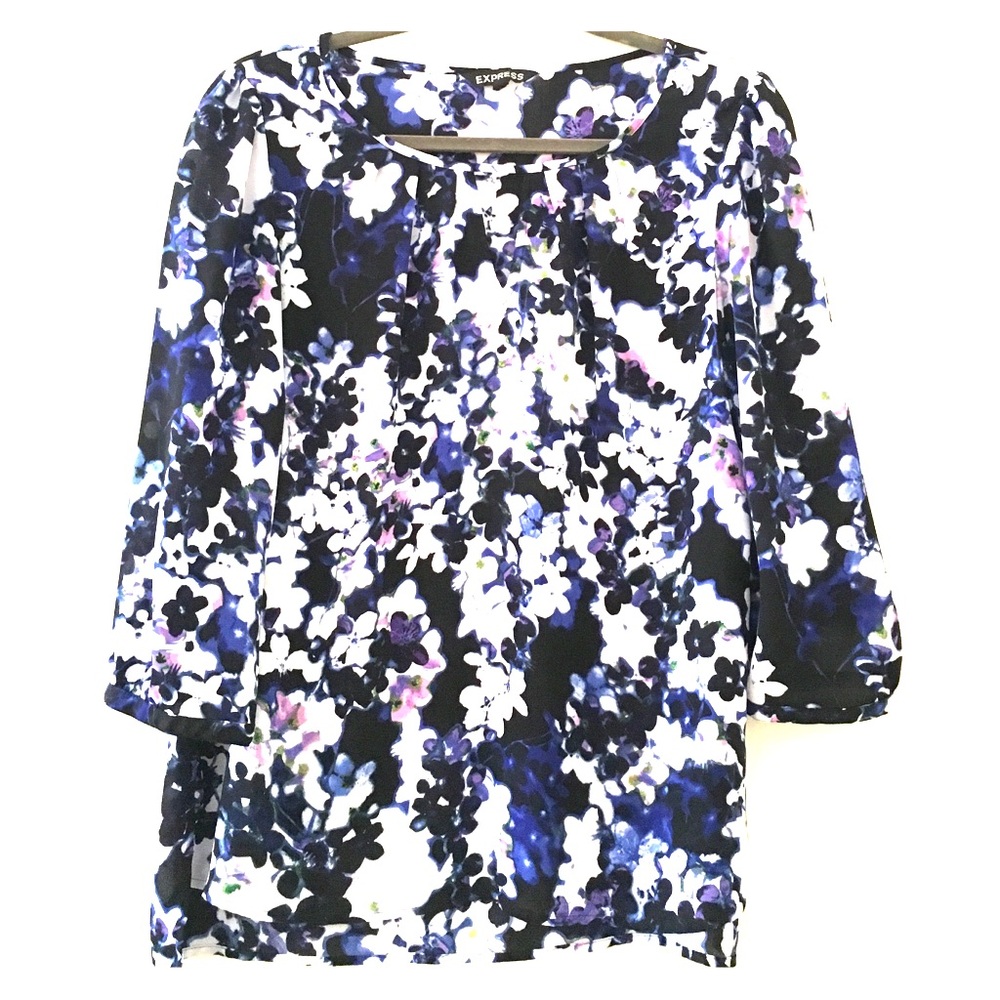 Express floral blouse